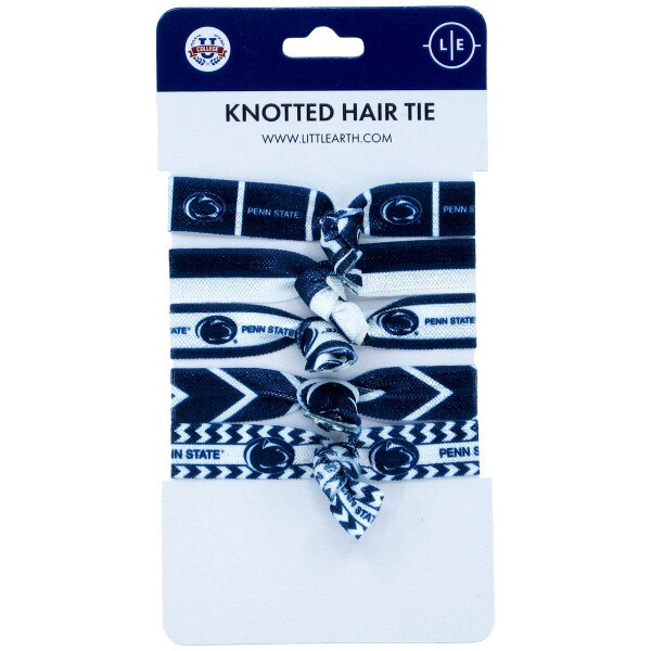 knotted hair ties assorted Penn State graphics 5 pack